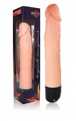 Фаллоимитатор с ротацией и вибрацией телесного цвета Размер длина 19 см диаметр 4 см