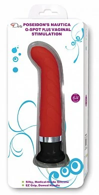 Вибратор для G-точки розовый 6 режимов водонепроницаемый. Материал: силикон.