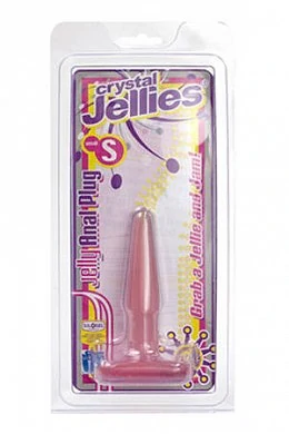 Анальная пробка Cristal Jellies Small розовая — купить в секс-шопе LoveDoctor