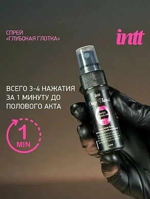 Оральный спрей Intt Глубокая глотка с охлаждающим эффектом 12 мл — фото 6