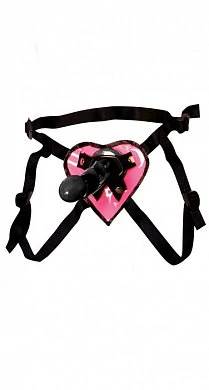 Женский страпон на трусиках Heart Strap-On 17 см — купить в секс-шопе LoveDoctor