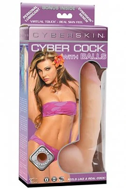 Фаллоимитатор CyberCock with Balls телесный — купить в секс-шопе LoveDoctor