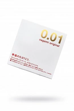 Презервативы Sagami Original 0.01 полиуретановые №1 — купить в секс-шопе LoveDoctor