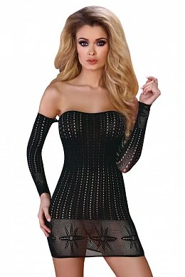 Мини-платье Paolina Livia Corsetti черное S/M — купить в секс-шопе LoveDoctor