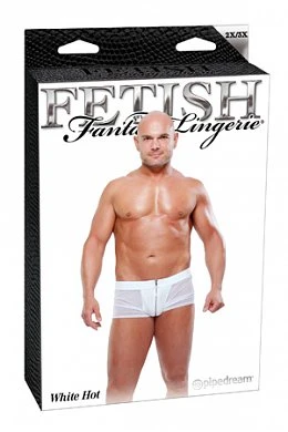 Трусы-боксеры на молнии белые 2XL/3XL — купить в секс-шопе LoveDoctor