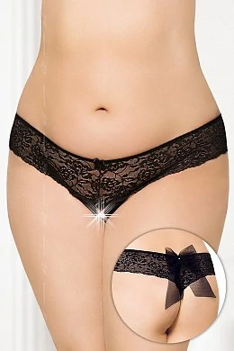Трусы женские черные XXL — купить в секс-шопе LoveDoctor