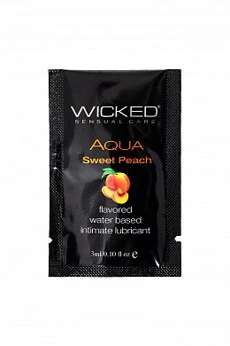 Лубрикант Sweet Peach со вкусом спелого персика 3 мл — фото 2