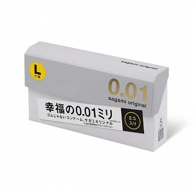 Презервативы Sagami Original 0.01 L-size полиуретановые №5 — купить в секс-шопе LoveDoctor