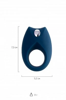 Эрекционное кольцо Satisfyer Royal One с возможностью управления через приложение синее — фото 12