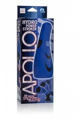 Мастурбатор Apollo™ Hydro Power Stroker™ с вибрацией голубой — купить в секс-шопе LoveDoctor