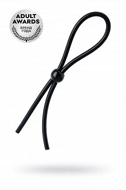 Лассо на пенис A-toys с одной бусиной черное 19,5 см — купить в секс-шопе LoveDoctor