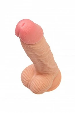 Фаллоимитатор RealStick Nude Baz телесный 19 см — фото 9