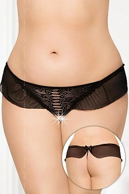 Трусы женские черные XXXL — купить в секс-шопе LoveDoctor