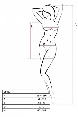 Платье-сетка Passion Erotic line красный OS — фото 2