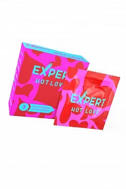 Презервативы Expert Hot Love с разогревающим эффектом №3 — купить в секс-шопе LoveDoctor