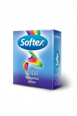 Презервативы Softex Colour цветные № 3 шт — купить в секс-шопе LoveDoctor