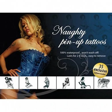 Набор Тату Naughty Pin-Up 35 шт — купить в секс-шопе LoveDoctor