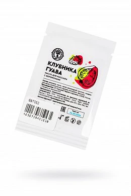 Саше массажное масло с феромонами Клубничная гуава 5 г — купить в секс-шопе LoveDoctor