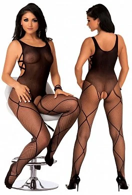Костюм-сетка черный S/M — купить в секс-шопе LoveDoctor