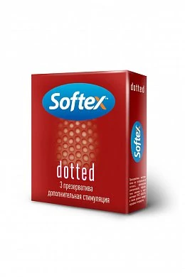 Презервативы Softex Dotted дополнительная стимуляция № 3 шт — купить в секс-шопе LoveDoctor