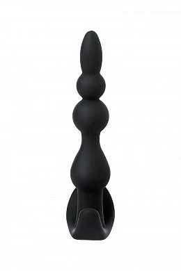 Стимулятор простаты After the Flowers D-PENG с пультом ДУ силикон черный 11,5 см