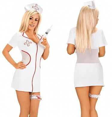 Костюм медсестры белый M/L — купить в секс-шопе LoveDoctor