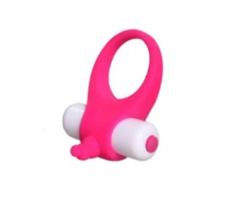 Виброкольцо силиконовое Duet vibrating розовое — купить в секс-шопе LoveDoctor