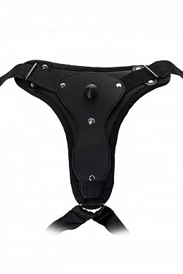 Страпон LoveToy с поясом Harness с 2 насадками телесный 18 см — фото 17