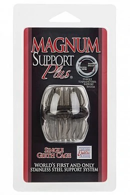 Насадка стимулирующая Magnum Support Plus Single Girth Cages черная — купить в секс-шопе LoveDoctor