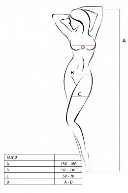Костюм-сетка Passion Erotic line белый OS — фото 8