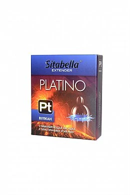 Насадка стимулирующая Sitabella Extender Platino Вулкан 1 шт — фото 2
