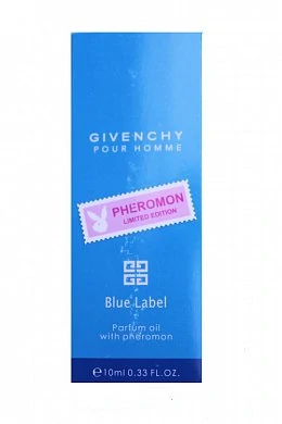 Парфюмерное масло Givenchy Blue Label Pour Homme Men — купить в секс-шопе LoveDoctor