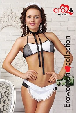 Костюм женский Горничная с фартучком L/XL — купить в секс-шопе LoveDoctor