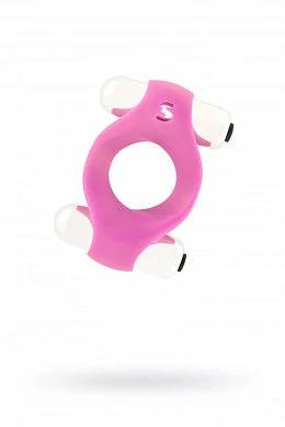 Эрекционное виброкольцо Double Vibrating Endless Cockring розовое — купить в секс-шопе LoveDoctor