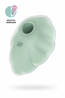 Вакуум-волновой бесконтактный стимулятор клитора Satisfyer Cloud Dancer зеленый — купить в секс-шопе LoveDoctor