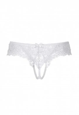 Эротические трусики Erolanta Lingerie Collection кружевные белые 50-52 — фото 7