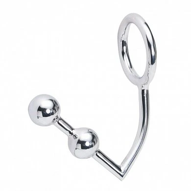 Эрекционное кольцо с анальным стимулятором металл — купить в секс-шопе LoveDoctor