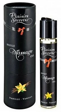 Массажное масло Huile Massage Oil с ароматом ванили 59 мл — купить в секс-шопе LoveDoctor