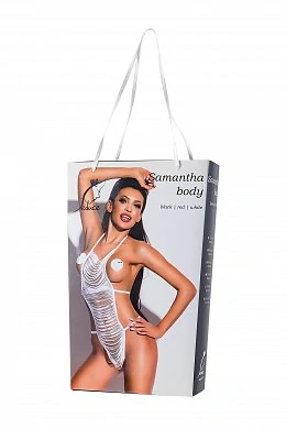 Боди Me Seduce Queen of hearts Samantha белое S/M — фото 6