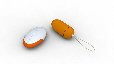 Виброяйцо Remote Control Egg оранжевое с пультом ДУ 8 см — купить в секс-шопе LoveDoctor