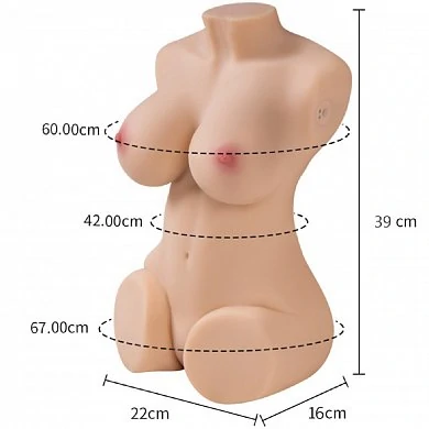 39cm1ft3-13.2LB-TPE-Mini-Sex-Doll-Torso-–-Wendy-Vibrating-Sucking-1