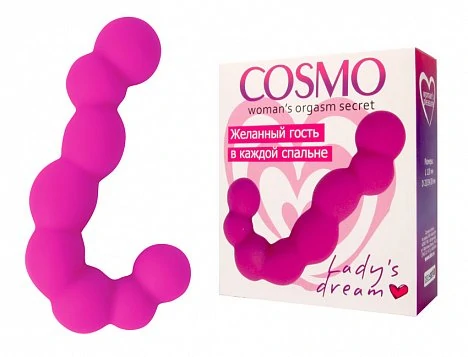 Массажер простаты Cosmo розовый 12 см — купить в секс-шопе LoveDoctor