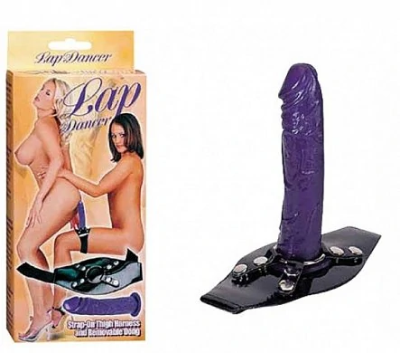 Страпон на ногу Lap Dancer Strap On lila — купить в секс-шопе LoveDoctor