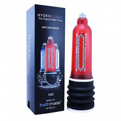 Гидронасос для увеличения члена Bathmate Hydromax X40 Red 35 см — купить в секс-шопе LoveDoctor