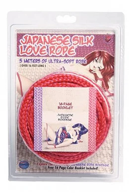 Фиксации Japanese Silk Love Rope 5 м красные — купить в секс-шопе LoveDoctor