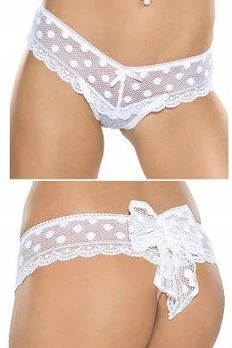 Стринги белые L/XL — купить в секс-шопе LoveDoctor