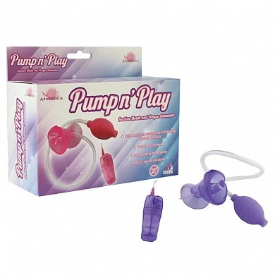 Помпа вагинальная с вибрацией Pump n' Play — купить в секс-шопе LoveDoctor