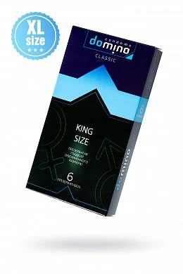 Презервативы Luxe Domino classic king size № 6 — купить в секс-шопе LoveDoctor