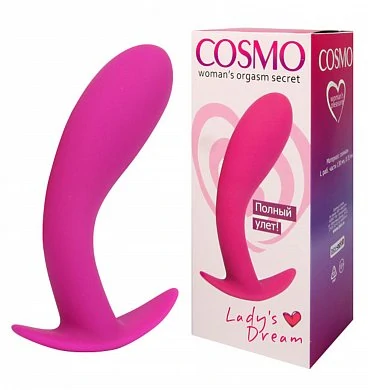 Массажер простаты Cosmo розовый 13 см — купить в секс-шопе LoveDoctor