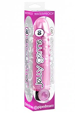 Вибромассажер Jelly Gems №8 розовый — купить в секс-шопе LoveDoctor